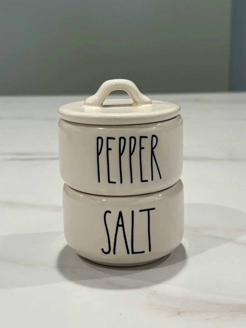 New Rae Dunn Salt & Pepper Stackers